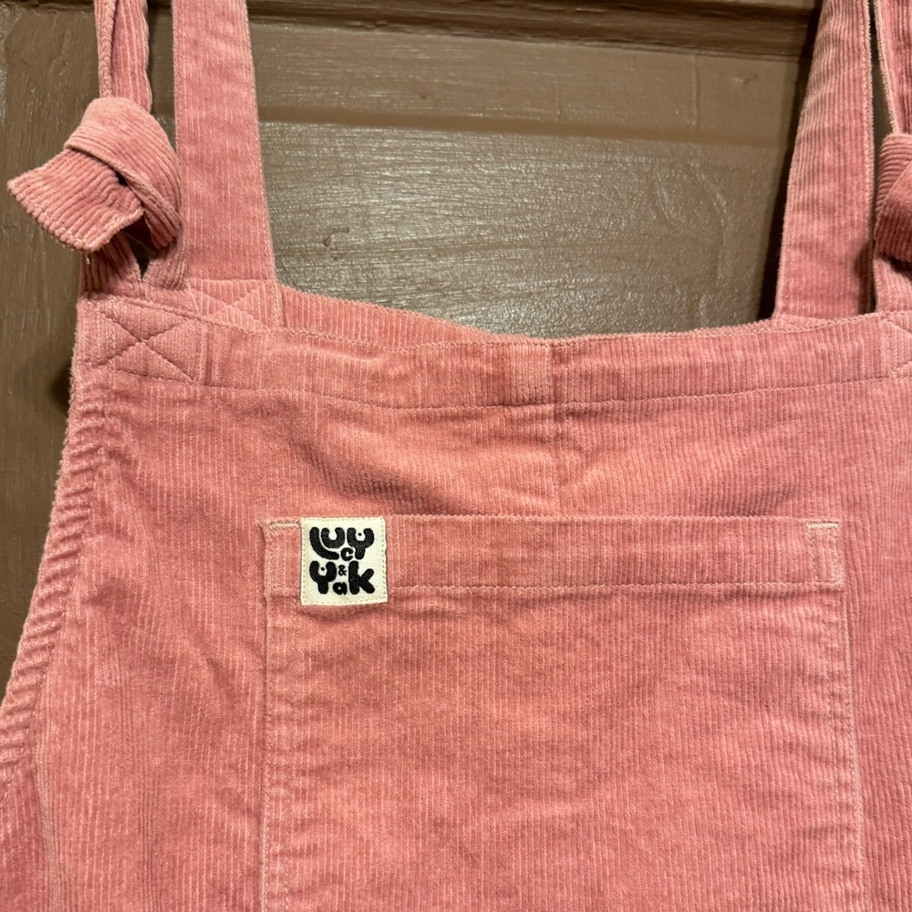 Lucy & Yak Pink Corduory Overalls Size 10